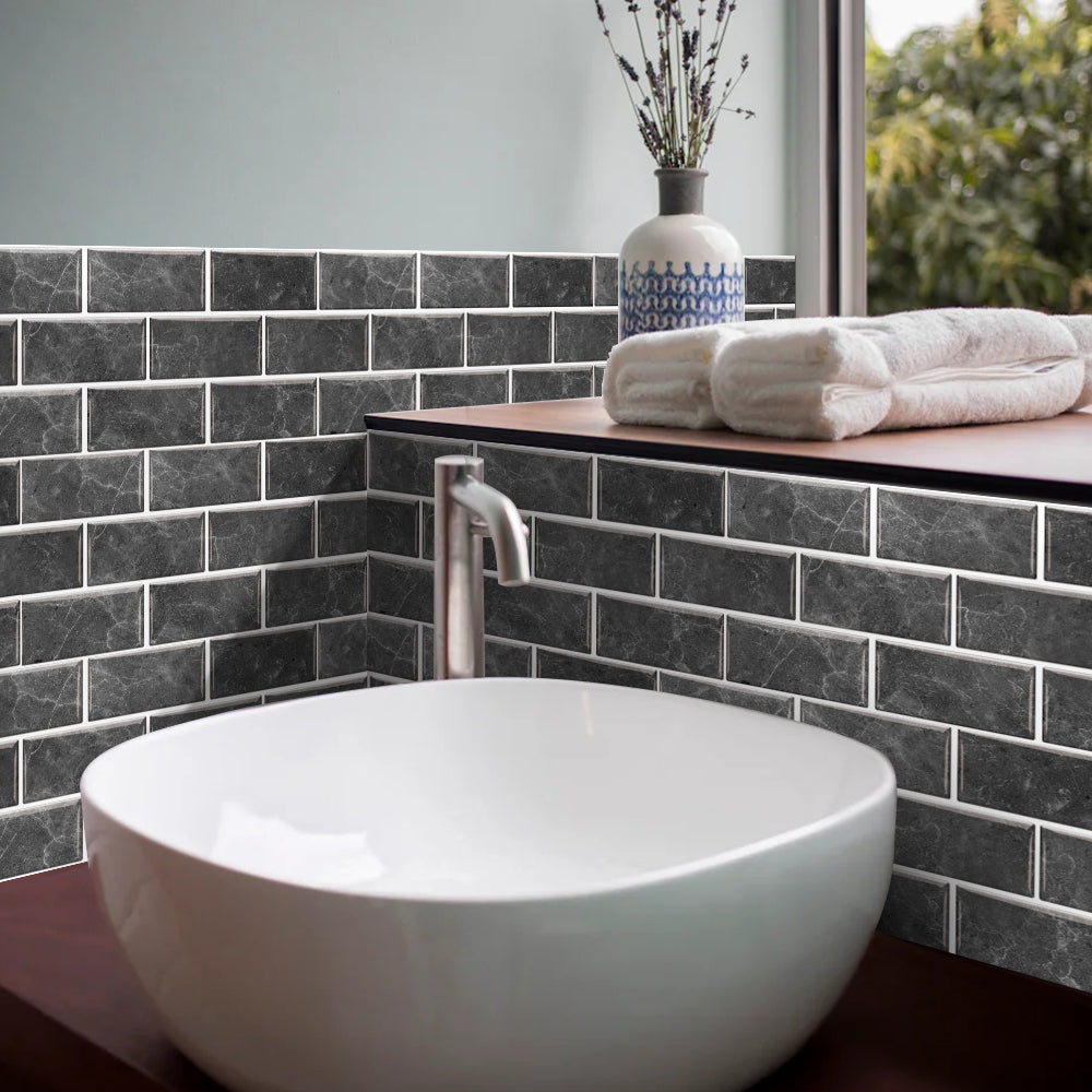 Peel & Stick Marble Wall Tiles