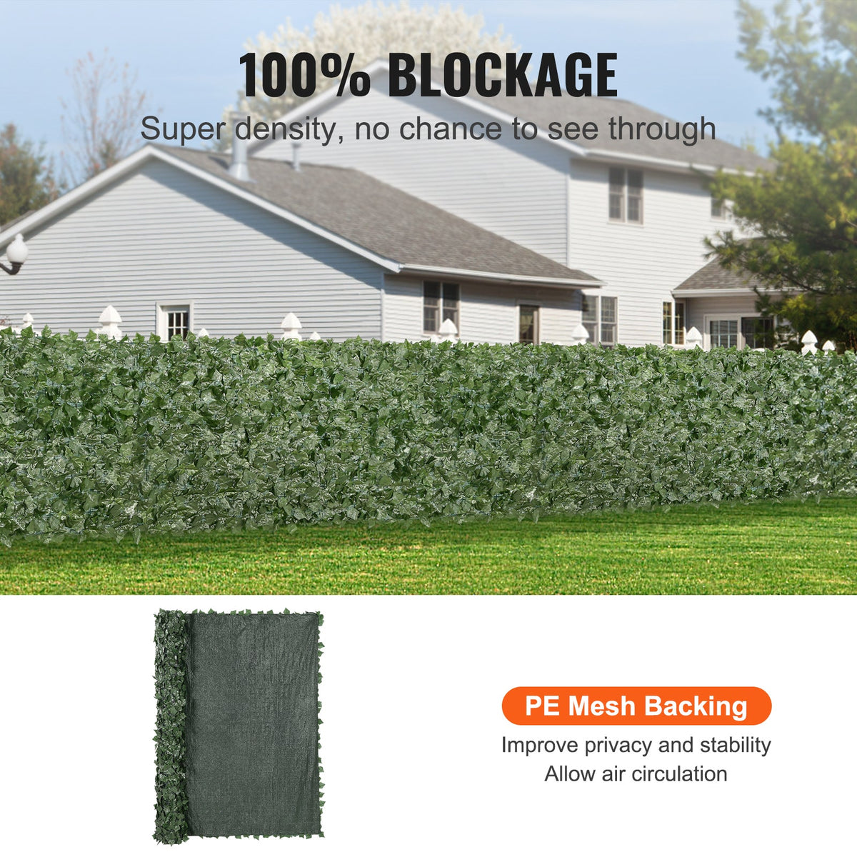 Artificial Ivy Privacy Fence Screen (96 x 72 in)