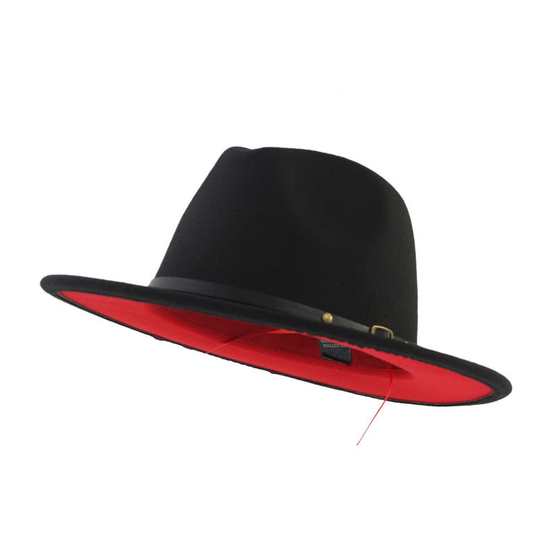 Two-Tone Wool Fedora