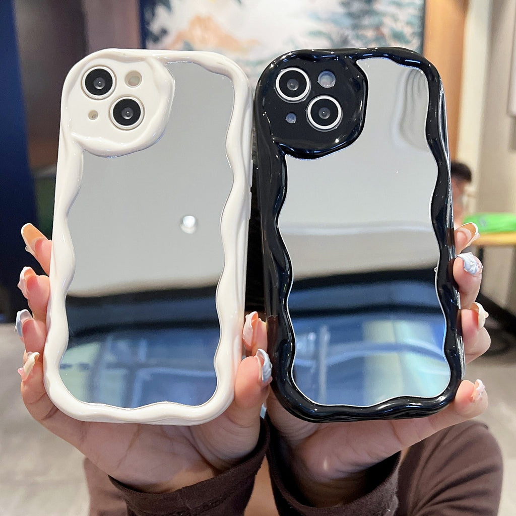 Cream Swirl Mirror Phone Case