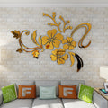 3D Mirror Acrylic Wall Stickers