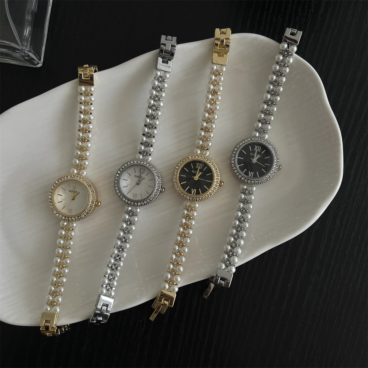 Pearl Bracelet Watch
