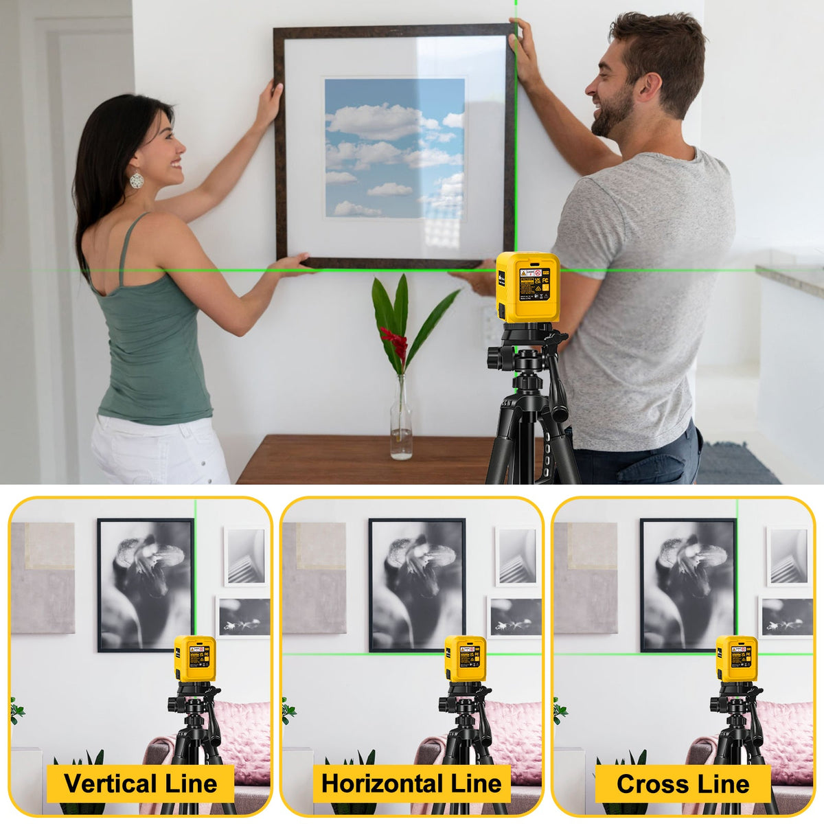 Self-Leveling Green Cross-Line Laser Level