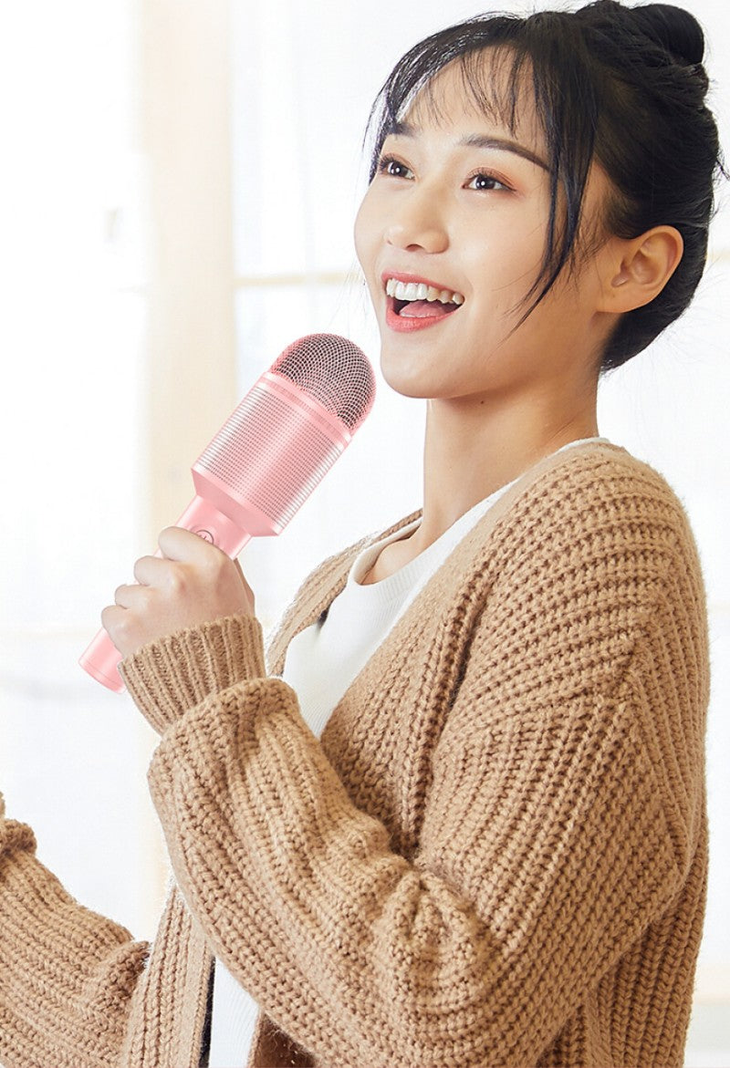 Karaoke Microphone with Built-In Speaker