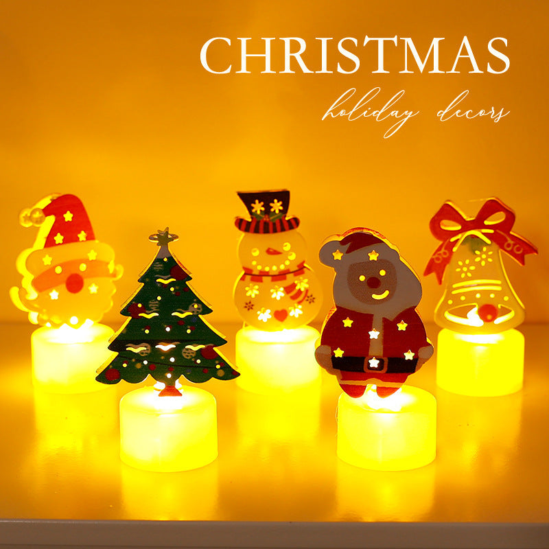 LED Christmas Candle Figures
