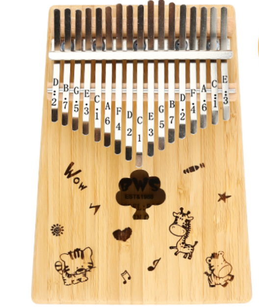 Mahogany Kalimba Thumb Piano