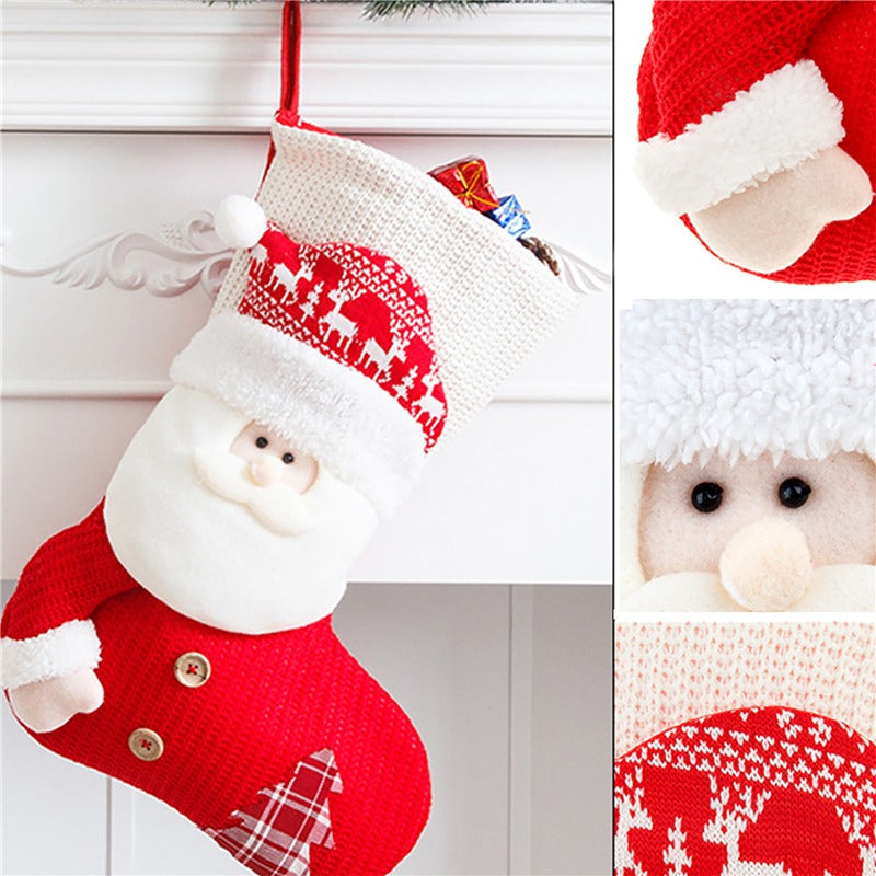 Big Knit Christmas Stocking