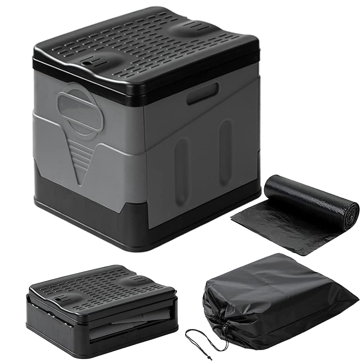 Collapsible Portable Toilet (5.3 Gal)