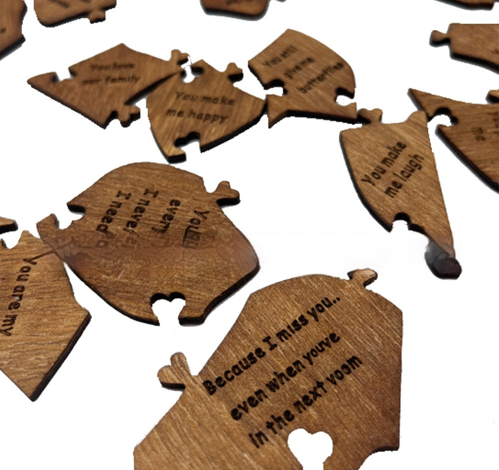"Reasons Why I Love You" Heart Puzzle