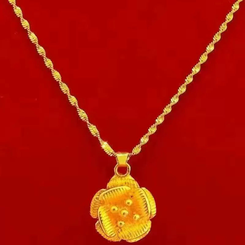 Gold-Plated Pendant Necklace