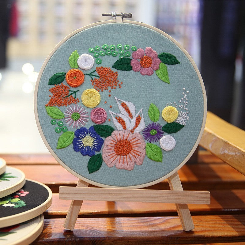 3D Flower Embroidery Kit