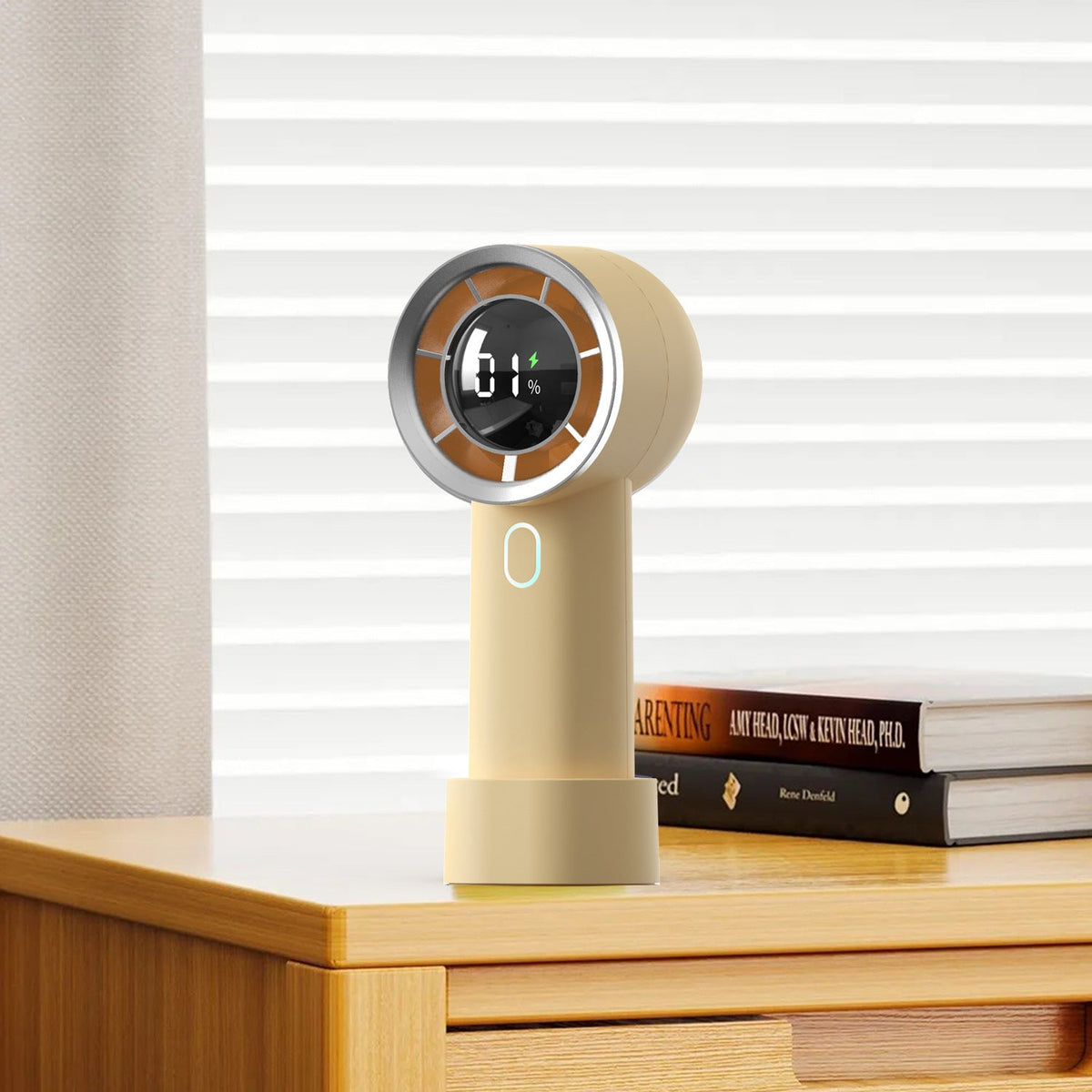 Handheld Fan with Cold Plate