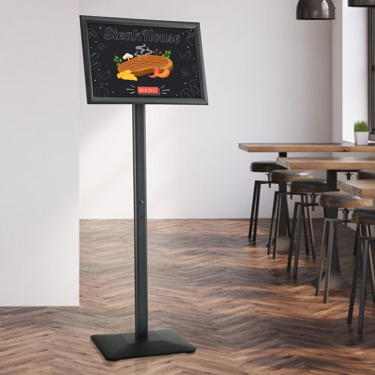 Adjustable Pedestal Sign Stand (11 x 17")