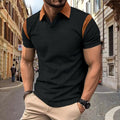 Men's Waffle-Knit Polo Shirt