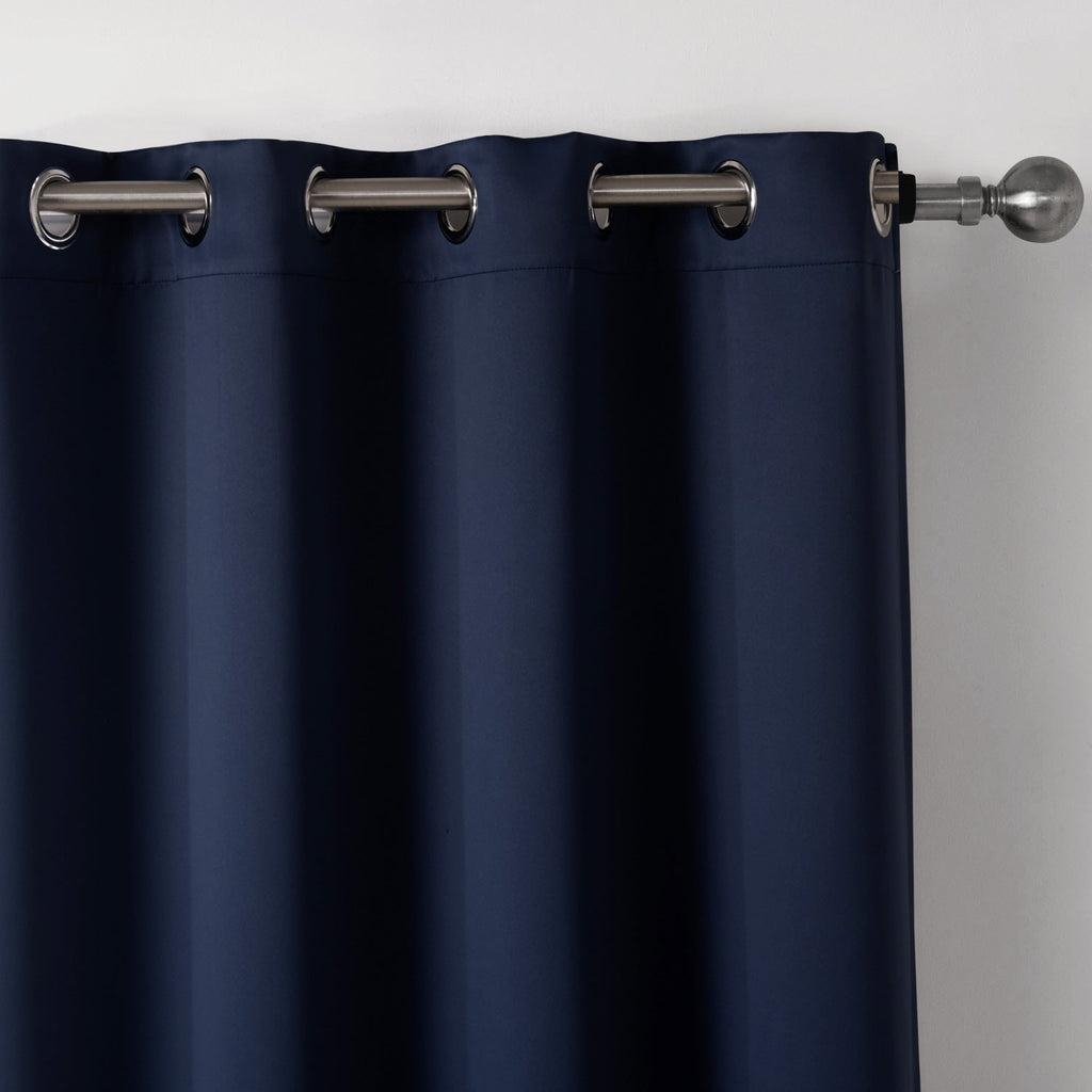 Navy Blackout Curtain Panel