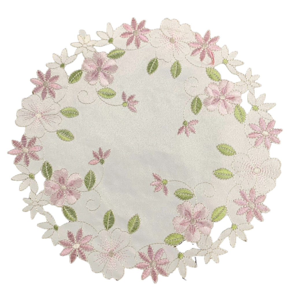 Embroidered Round Placemat
