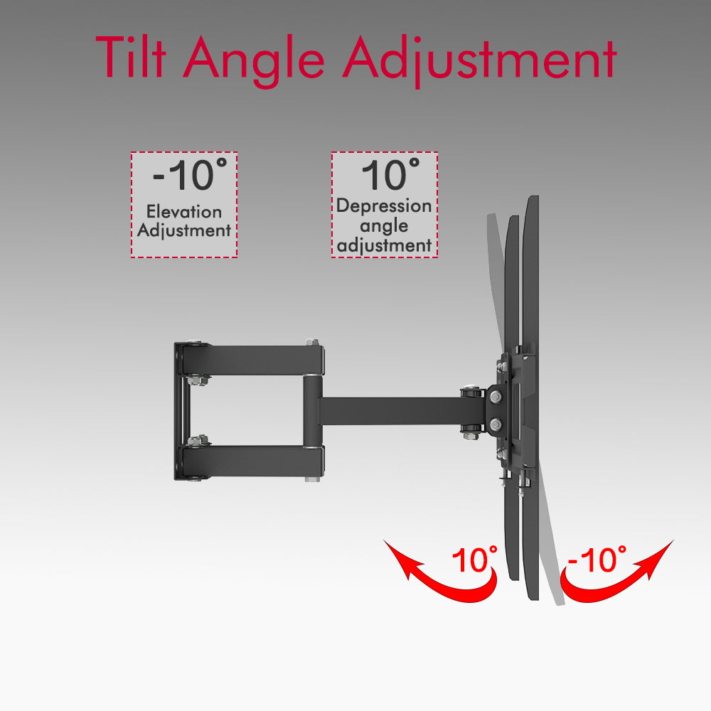 Tilt & Swivel TV Wall Mount for 26–55" TVs