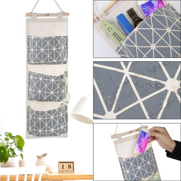 Wall-Mount Linen Storage Pockets