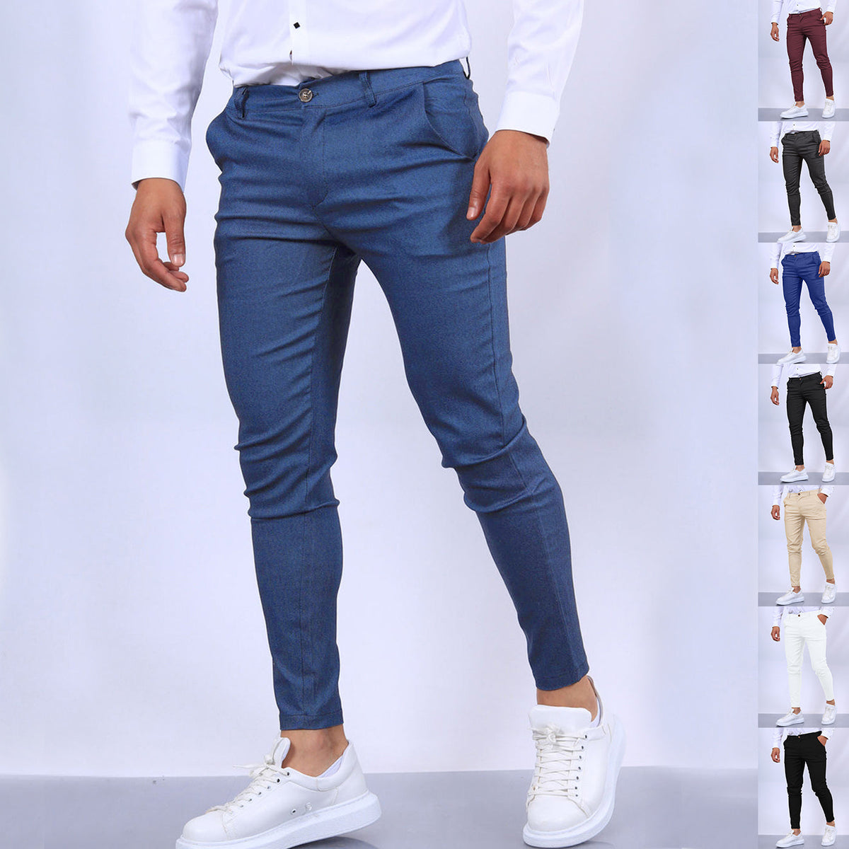 Men's Slim Office Trousers