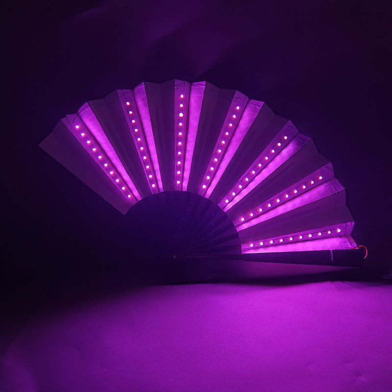 LED Light-Up Folding Hand Fan