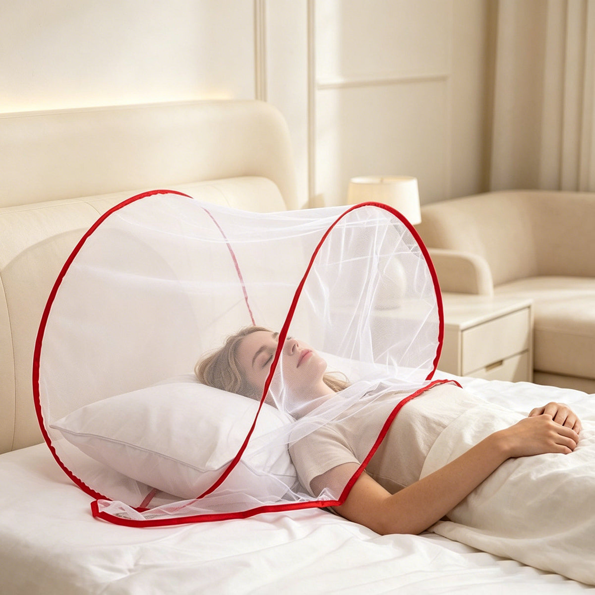 Pop-Up Head Mosquito Net