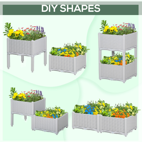 Raised Garden Beds with Legs (2-Pack)
