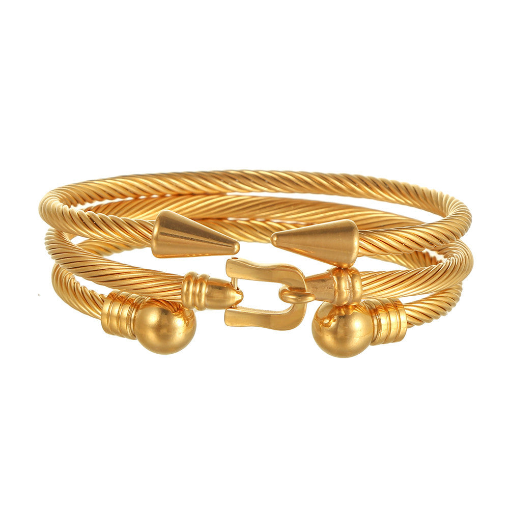 Roman Numeral Bangle Set