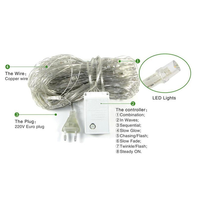 LED Net Lights for Bushes