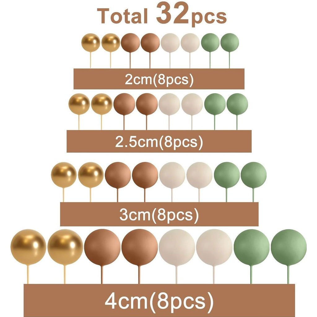 Foam Ball Cake Toppers (32)