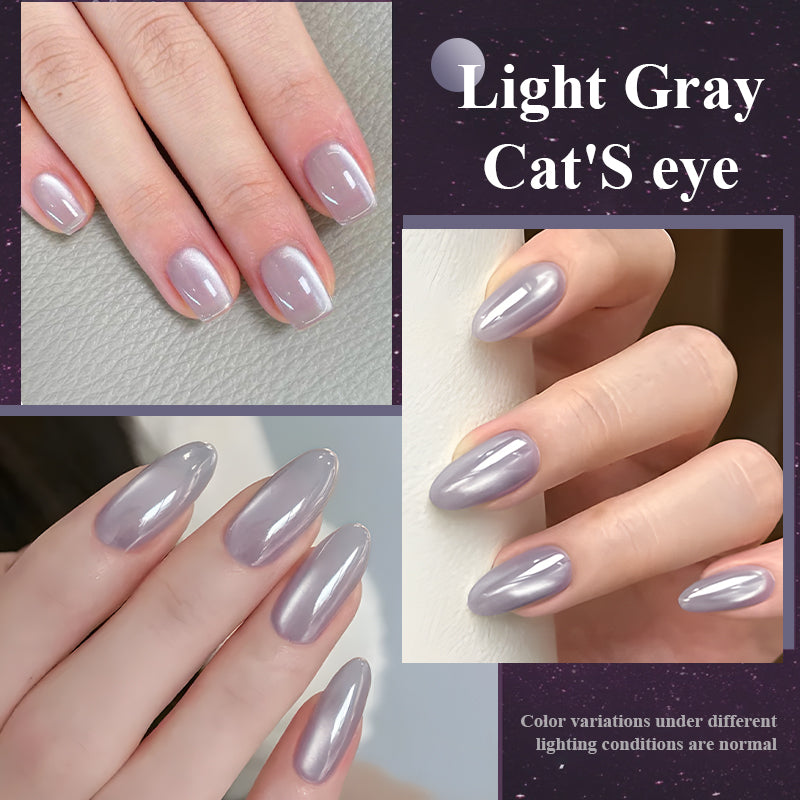 Magnetic Cat-Eye Gel Polish – Milky Nude (10 ml)