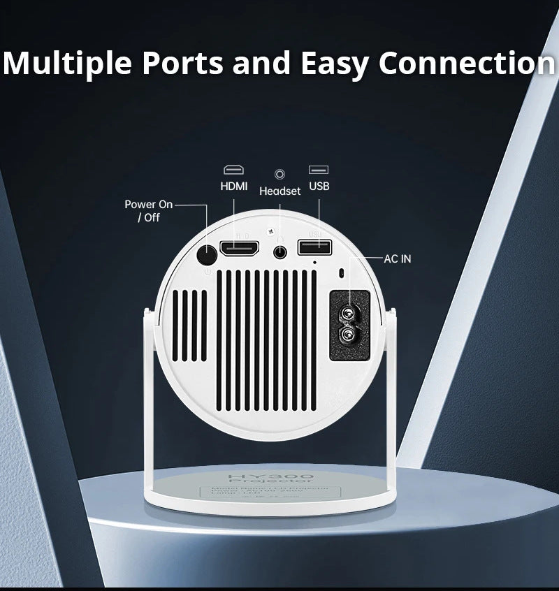 Smart Mini Projector with Wi-Fi