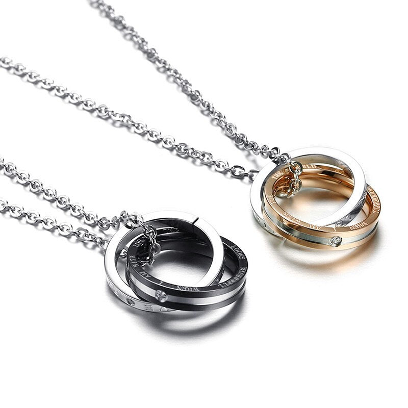 His & Hers Couple Necklaces