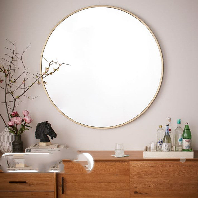 Round Metal Wall Mirror