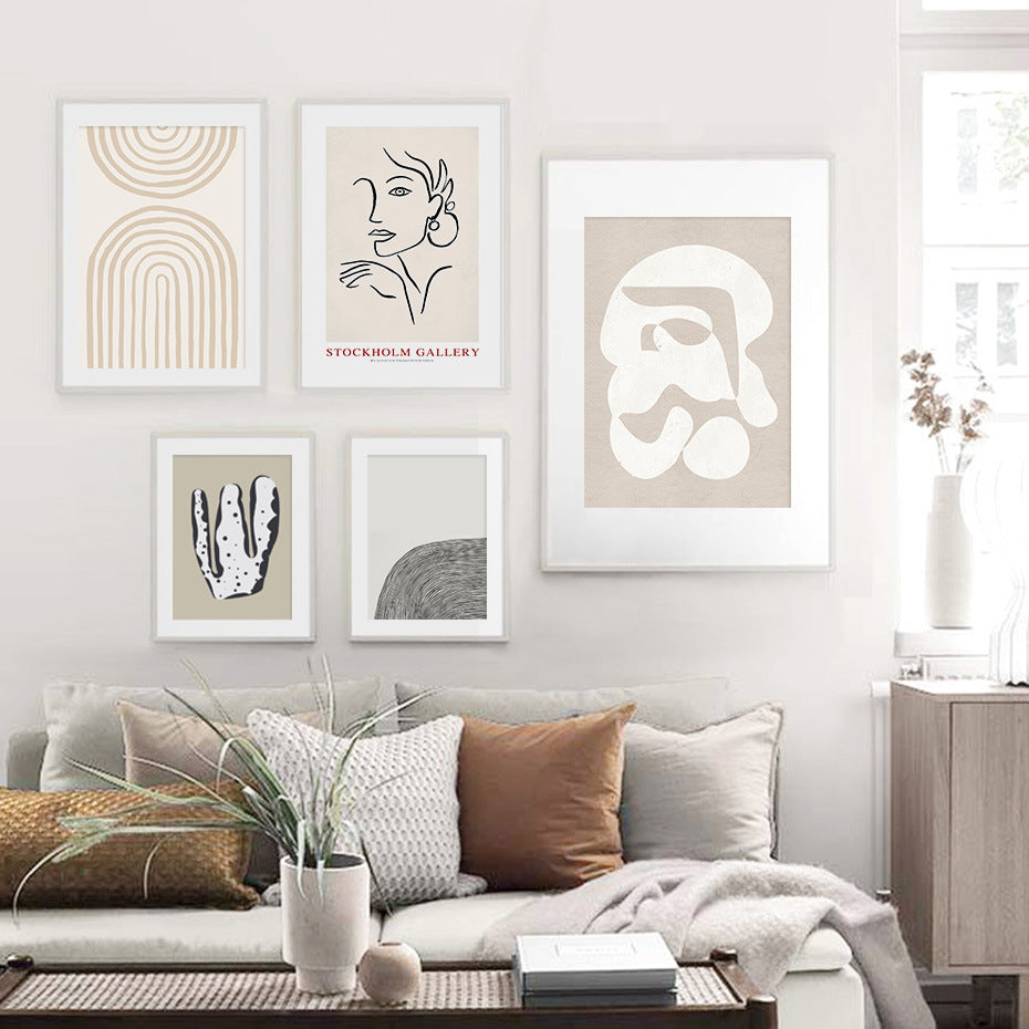 Scandinavian Abstract Art Print