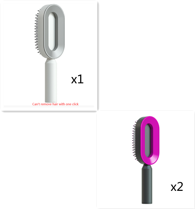 Self-Cleaning Cushion Hair Brush