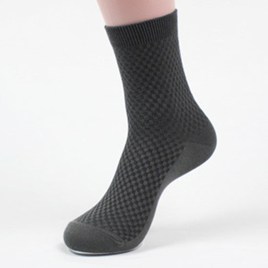 Men's Bamboo Fiber Dress Socks (5 Pairs)