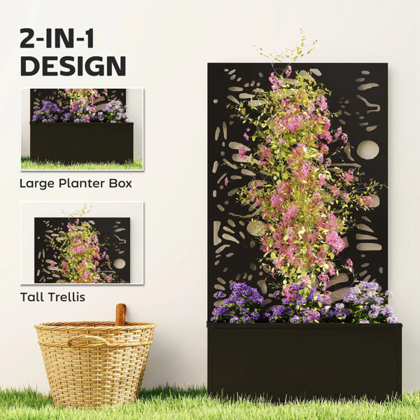 Planter Box with Butterfly Trellis