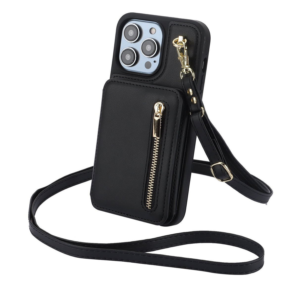Zip Card Wallet Crossbody Phone Case