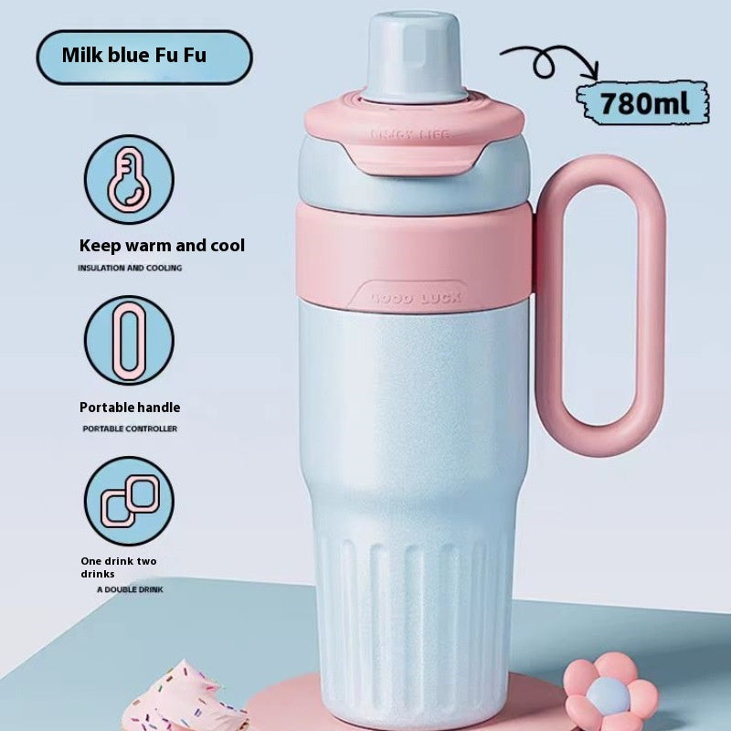 26 oz Insulated Tumbler with Straw