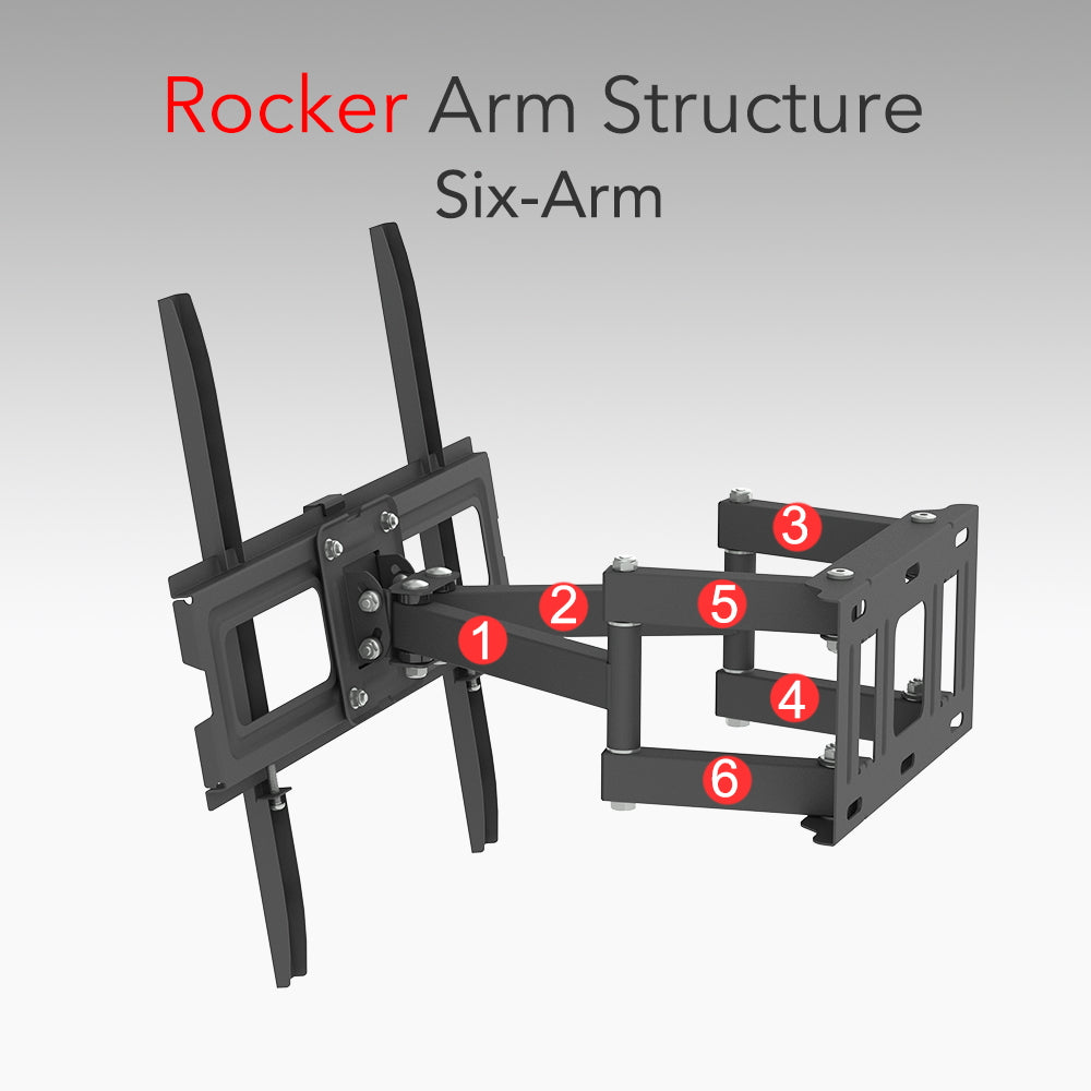Tilt & Swivel TV Wall Mount for 26–55" TVs