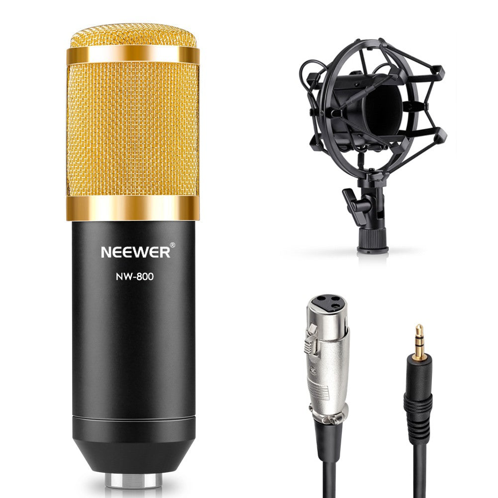Studio Condenser Microphone Kit with Shock Mount