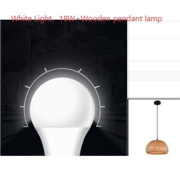 Woven Bamboo Pendant Light