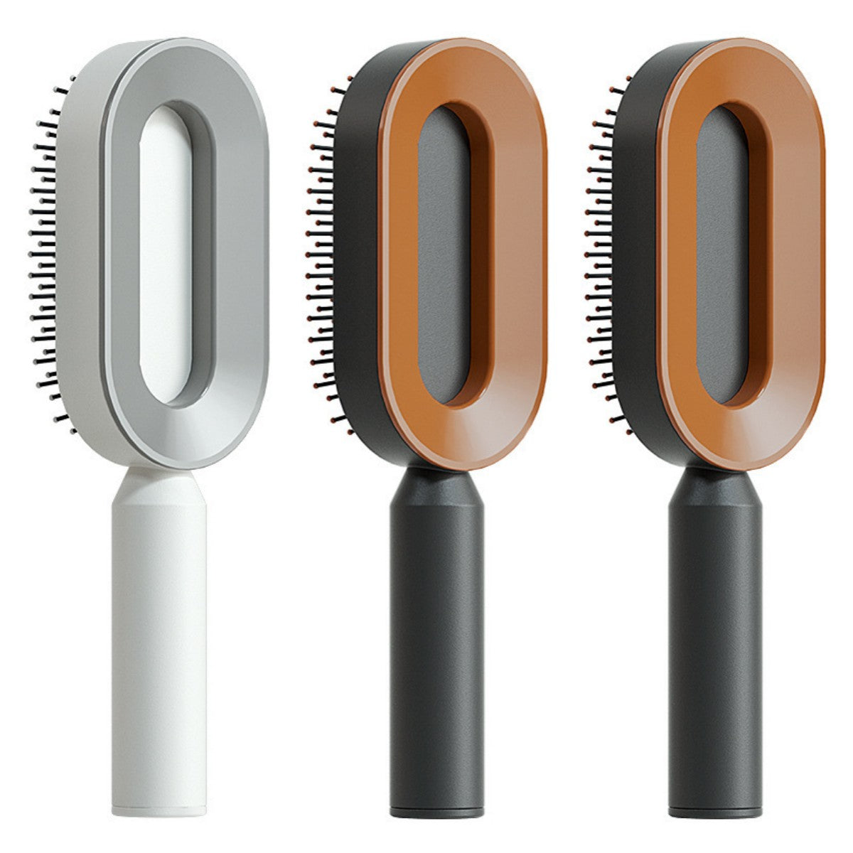 Self-Cleaning Cushion Hair Brush