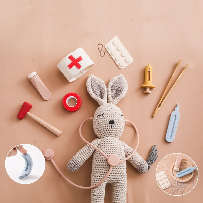 Wooden Doctor Play Set
