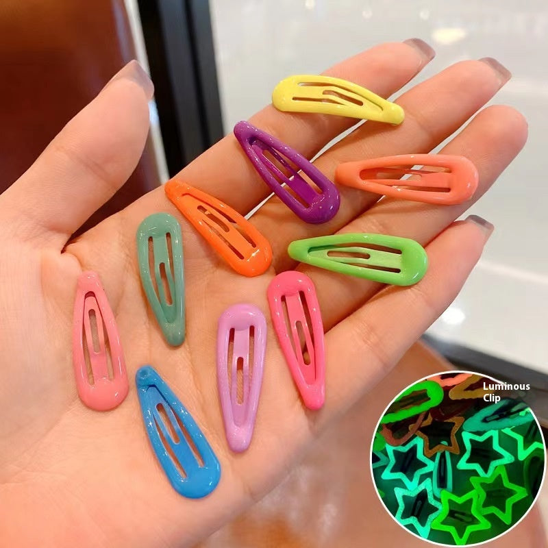 Kids' Colorful Snap Hair Clips (10-Pack)