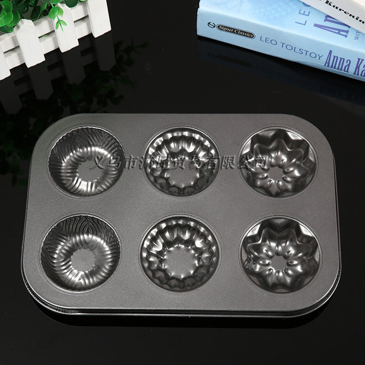6-Cup Nonstick Mini Cake Pan