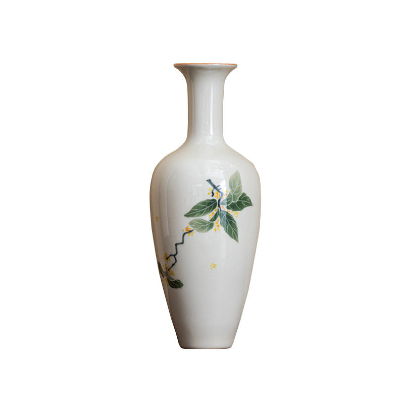 Retro Porcelain Flower Vase