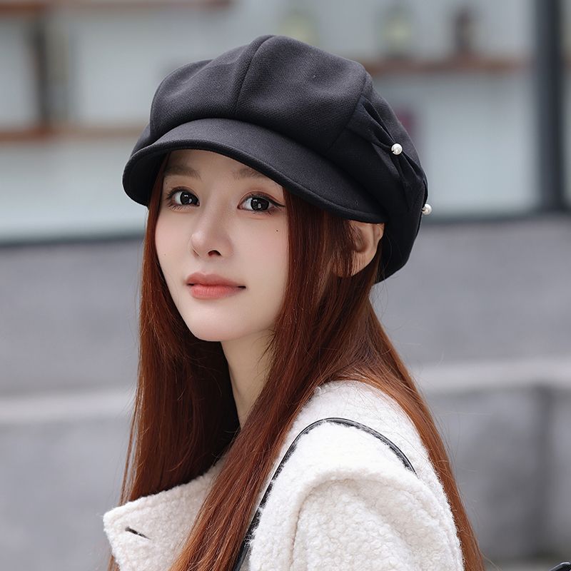 Pearl Bow Beret