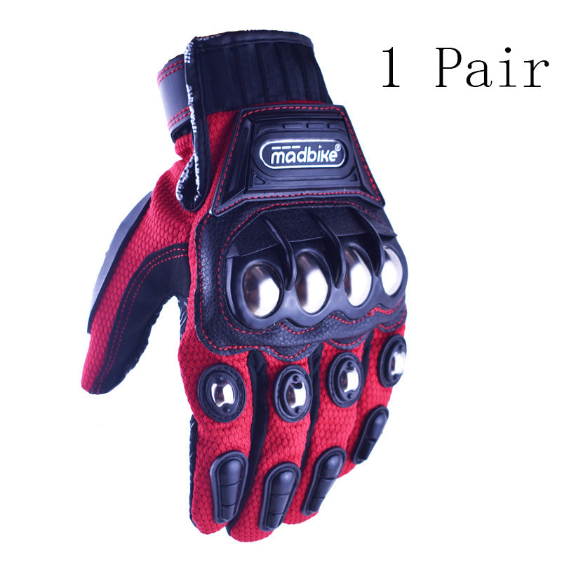 Motorcycle Riding Gloves with Knuckle Protection
