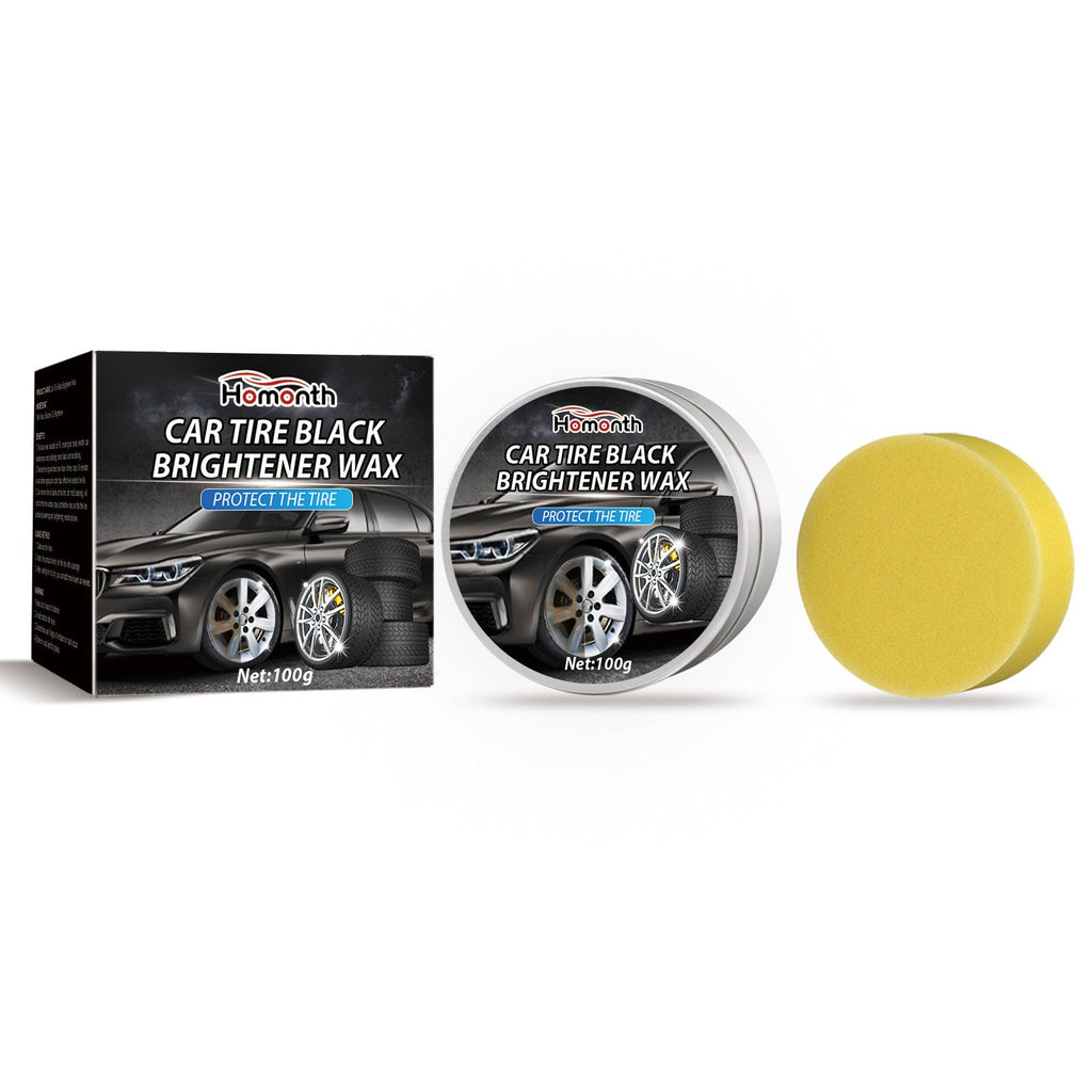 Tire Shine Wax with Sponge